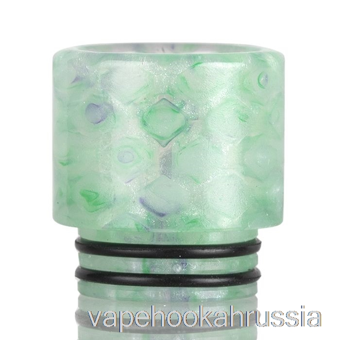 Vape Juice 810 прозрачный наконечник для капель из смолы из змеиной кожи, зеленый